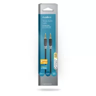   Nedis CABW22000AT20 sztereo audió kábel 3,5mm sztereo jack dugó - dugó,  aranyozott,  2 m