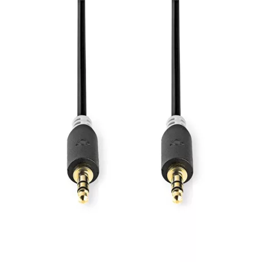 Nedis CABW22000AT30 sztereo audió kábel 3,5mm sztereo jack dugó - dugó,  aranyozott,  3 m