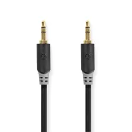   Nedis CABW22000AT50 sztereo audió kábel 3,5mm sztereo jack dugó - dugó,  aranyozott,  5 m