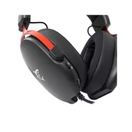   White Shark FOX-B, GH-2445B, gamer fejhallgató, mikrofonnal, fekete