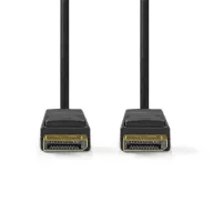   Nedis CCGB37014BK20 DisplayPort 1.4 kábel, displayport dugó - display port dugó, 8K@60Hz, 2m