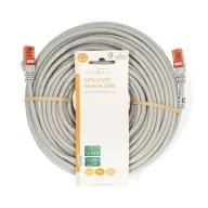   Nedis CCGL85230GY300 UTP Cat6 patch kábel, RJ45 aranyozott érintkezők, hossz 30m