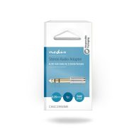   Nedis CAGC23930ME 6,35 mm sztereo jack dugó - 3,5 mm sztereo jack aljzat adapter, aranyozott