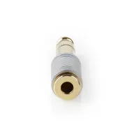   Nedis CAGC23930ME 6,35 mm sztereo jack dugó - 3,5 mm sztereo jack aljzat adapter, aranyozott