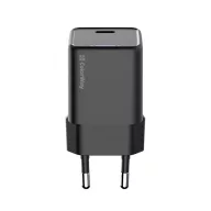   COLORWAY AC töltő GaN Mini CW-CHS052PD-BK 25W PD port PPS USB-C fekete