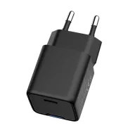   COLORWAY AC töltő GaN Mini CW-CHS052PD-BK 25W PD port PPS USB-C fekete