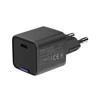   COLORWAY AC töltő GaN Mini CW-CHS052PD-BK 25W PD port PPS USB-C fekete