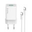 COLORWAY AC töltő GaN Mini CW-CHS053PDC-WT 30W PD port PPS USB (Type-C PD + USB QC4.0) kábel Type-C