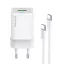 COLORWAY AC töltő GaN Mini CW-CHS053PDC-WT 30W PD port PPS USB (Type-C PD + USB QC4.0) kábel Type-C