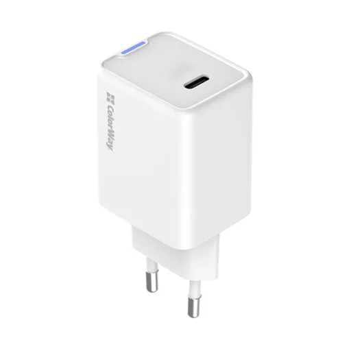 COLORWAY AC töltő GaN Mini CW-CHS057PD-WT 45W PD port PPS USB-C fehér