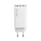 COLORWAY AC töltő GaN Mini CW-CHS058PD-WT 65W PD port PPS USB (USB-2C1A) fehér