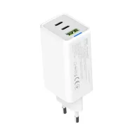   COLORWAY AC töltő GaN Mini CW-CHS058PD-WT 65W PD port PPS USB (USB-2C1A) fehér