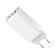   COLORWAY AC töltő GaN Mini CW-CHS058PD-WT 65W PD port PPS USB (USB-2C1A) fehér