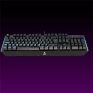   AVAX Vezetékes Billentyűzet FS01 USB, Fekete, Mechanikus, Brown Switch, HUN