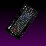   AVAX Vezetékes Billentyűzet FS01 USB, Fekete, Mechanikus, Brown Switch, HUN