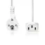 Nedis CEGL10000WT20 táp kábel IEC-320-C13, 3 x 0.75 mm˛ hossz 2m, fehér