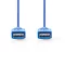 Nedis CCGP61000BU20 USB3.2 USB A dugó - USB-A dugó, 5 Gbps, 2m, (USB3.1, USB3.0, USB2.0)