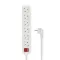 Nedis ESOC650F2WT 6 aljzatos kapcsolós (6-os) elosztó, 5 m, 3680 W, 16 A