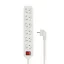 Nedis ESOC650F2WT 6 aljzatos kapcsolós (6-os) elosztó, 5 m, 3680 W, 16 A