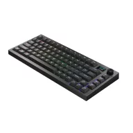   AVAX Vezetékes/Vezeték Nélküli Billentyűzet GM02 PRO USB, Fekete, Mechanikus, Yellow Switch, HUN