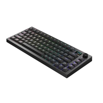   AVAX Vezetékes/Vezeték Nélküli Billentyűzet GM02 PRO USB, Fekete, Mechanikus, Yellow Switch, HUN