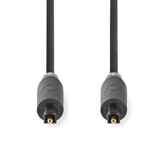   Nedis CABW25000AT10 optikai audió kábel, TosLink dugó, hossz: 1m