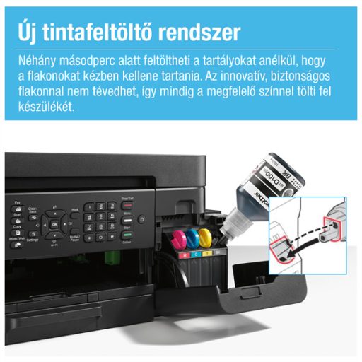 BROTHER Tintasugaras MFP NY/M/S/F, MFC-T930W, A4, színes, 13 lap/perc, WiFi/USB/LAN, 6000x1200dpi, ADF, duplex, 128MB