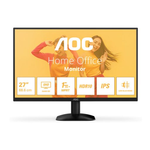 AOC IPS monitor 27" Q27B35E, 2560x1440, 16:9, 300 cd/m2, 1ms, HDMI/DisplayPort