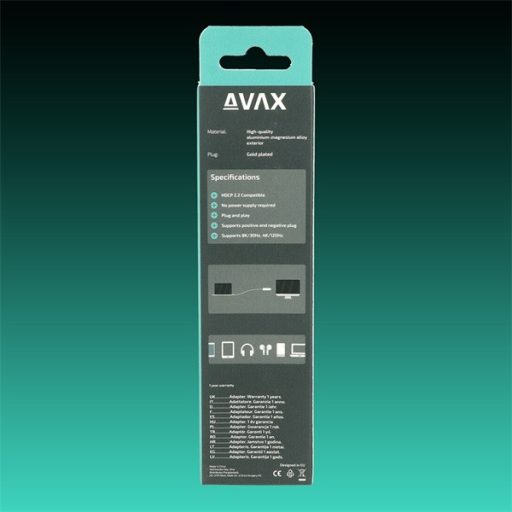 AVAX Átalakító adapter Display port - HDMI 2.1
