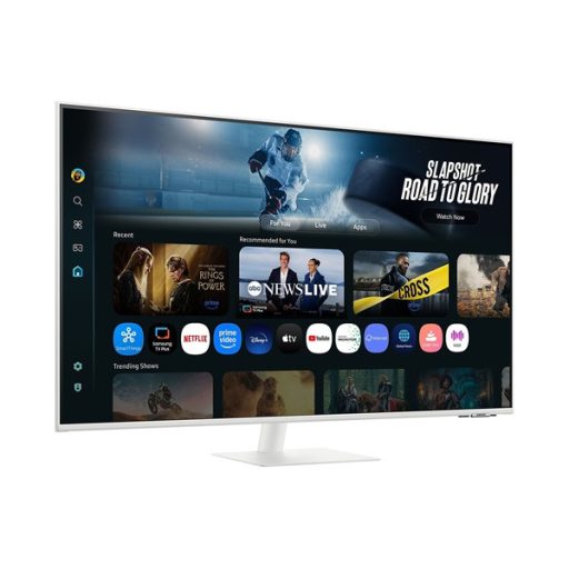 SAMSUNG AI SMART VA monitor 43" M7, 3840x2160, 16:9, 300cd/m2, 4ms, 2xHDMI/3xUSB/USB-C/WiFi/Bluetooth, hangszóró, fehér