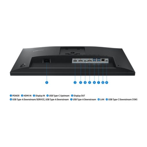 SAMSUNG IPS 100Hz monitor 24" S43UF, 1920x1080, 16:9, 300cd/m2, 5ms, DisplayPort/HDMI/USB-C/LAN, Pivot