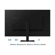   SAMSUNG VA monitor 37" S70D, 3840x2160, 16:9, 350cd/m2, 5ms, HDMI/DisplayPort
