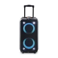   Nedis SPPT2480BK bluetooth hangszóró, hangfal, 2x 5.25" mélynyomó, 2 x 2" magassugárzó, 240W, 5 óra lejátszási idő, akku