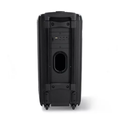 Nedis SPPT2480BK bluetooth hangszóró, hangfal, 2x 5.25" mélynyomó, 2 x 2" magassugárzó, 240W, 5 óra lejátszási idő, akku