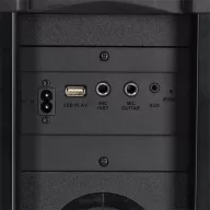   Nedis SPPT2480BK bluetooth hangszóró, hangfal, 2x 5.25" mélynyomó, 2 x 2" magassugárzó, 240W, 5 óra lejátszási idő, akku