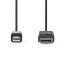 Nedis CCGL37400BK20 mini Displayport1.2 kábel, Display port dugó, 21.6 Gbps, 2m