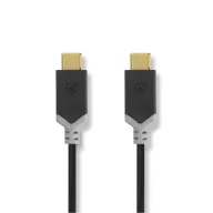   Nedis CCBW64700AT10 USB3.2 Gen 1 USB-C (USB C) dugó - dugó, 60 W, 4K@60Hz, 5 Gbps, 1m