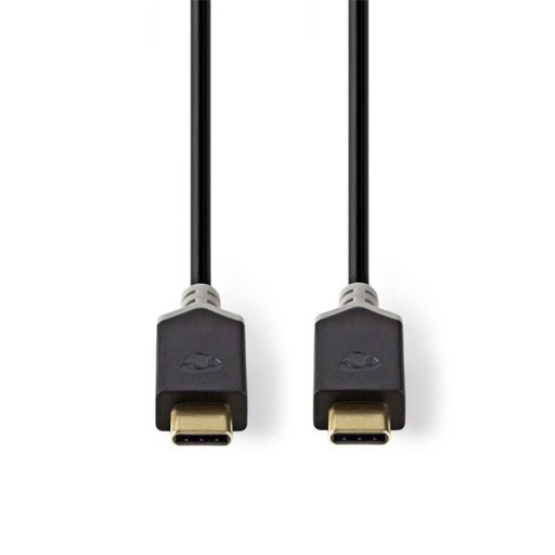 Nedis CCBW64700AT10 USB3.2 Gen 1 USB-C (USB C) dugó - dugó, 60 W, 4K@60Hz, 5 Gbps, 1m
