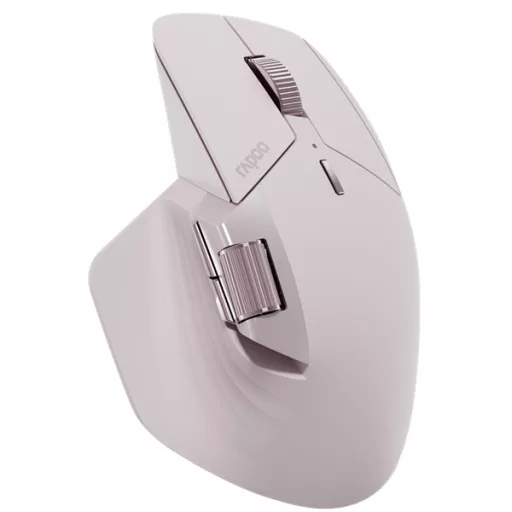 RAPOO 00226041, RAPOO MULTIMODE "MT760M" BLUETOOTH + 2,4GHZ OPTIKAI EGÉR, PINK