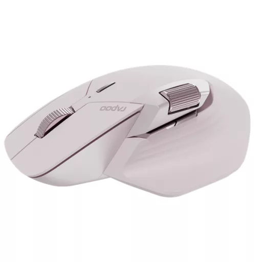 RAPOO 00226041, RAPOO MULTIMODE "MT760M" BLUETOOTH + 2,4GHZ OPTIKAI EGÉR, PINK