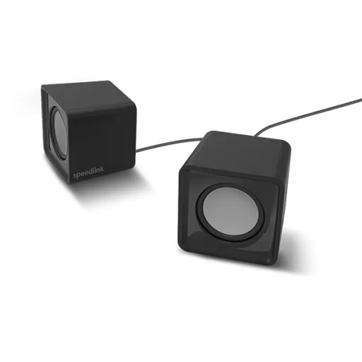 SPEEDLINK SL-810004-BK TWOXO Stereo Speakers, black, Sztereó hangszórók, fekete