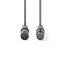 Nedis COTH15010GYO5 balanced/szimmetrikus félprofi XLR audio kábel,XLR dugó- aljzat, 0.5m, rugalmas