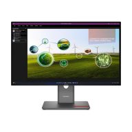   LENOVO Monitor - ThinkVision P27q-40; 27.0" QHD 2560x1440 IPS 120Hz, 16:9, 1500:1, 350cd/m2, 4ms, HDMI, DP, USB A-B-C