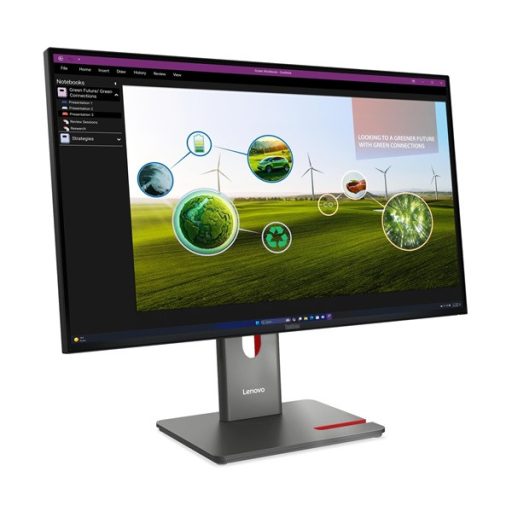 LENOVO Monitor - ThinkVision P27q-40; 27.0" QHD 2560x1440 IPS 120Hz, 16:9, 1500:1, 350cd/m2, 4ms, HDMI, DP, USB A-B-C