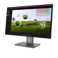   LENOVO Monitor - ThinkVision P27q-40; 27.0" QHD 2560x1440 IPS 120Hz, 16:9, 1500:1, 350cd/m2, 4ms, HDMI, DP, USB A-B-C