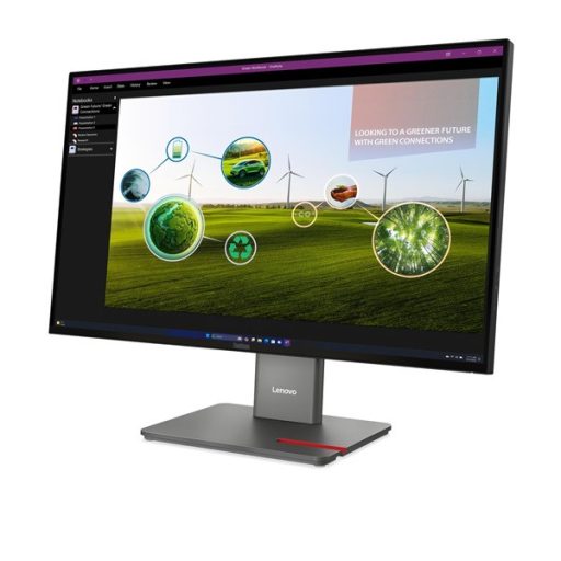 LENOVO Monitor - ThinkVision P27q-40; 27.0" QHD 2560x1440 IPS 120Hz, 16:9, 1500:1, 350cd/m2, 4ms, HDMI, DP, USB A-B-C