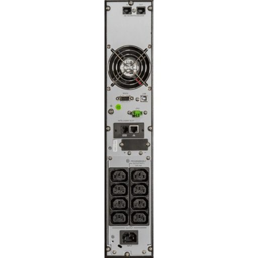 iPOWER UPS, 1000VA, 1000W, 8x IEC C13, SNMP/USB/RS-232, szünetmentes tápegység, LCD kijelző, AVR, online, Rack/Tower