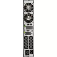   iPOWER UPS, 3000VA, 3000W, 8x C13 + 1x C19, SNMP/USB/RS-232,szünetmentes tápegység, LCD kijelző, AVR, online, Rack/Tower