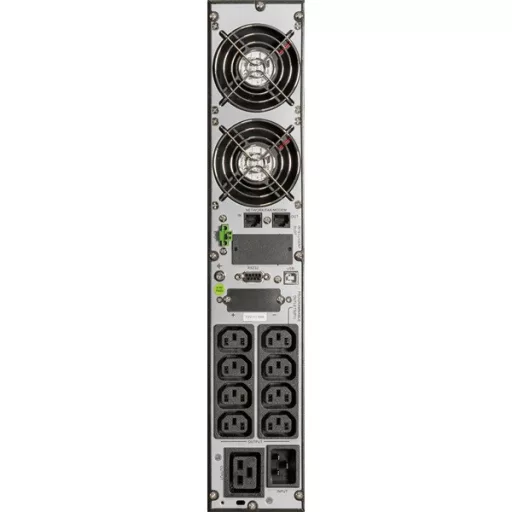 iPOWER UPS, 3000VA, 3000W, 8x C13 + 1x C19, SNMP/USB/RS-232,szünetmentes tápegység, LCD kijelző, AVR, online, Rack/Tower