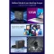 BLACKBIRD Hálózati Töltő GAN 135W 3xUSB-C 20W + 3xUSB 5V, Fekete